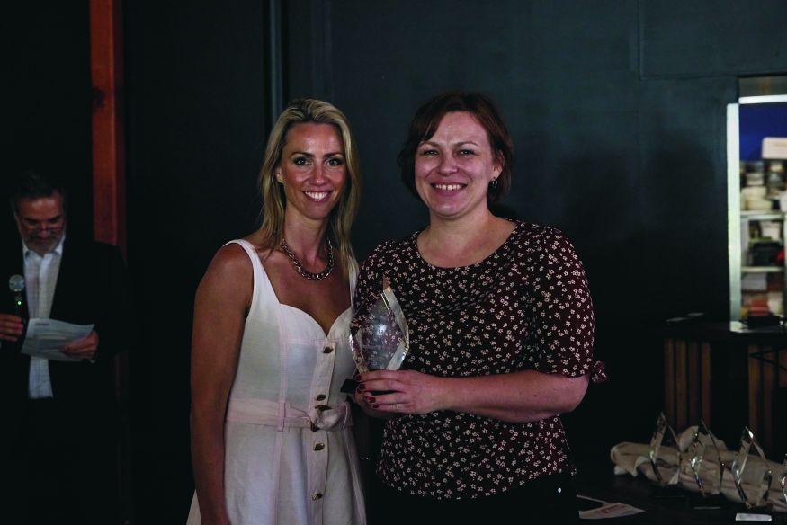 LSA Board member Talia Begley presents the People & Passion Award to Tamara Wheaton. LSA Board member Talia Begley presents the People & Passion Award to Tamara Wheaton.